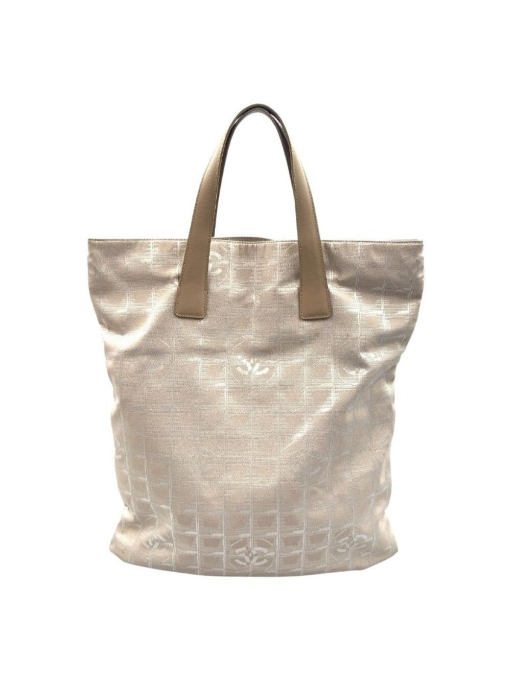 Chanel New Travel Line Tote Bag Beige - Picture 1 of 9